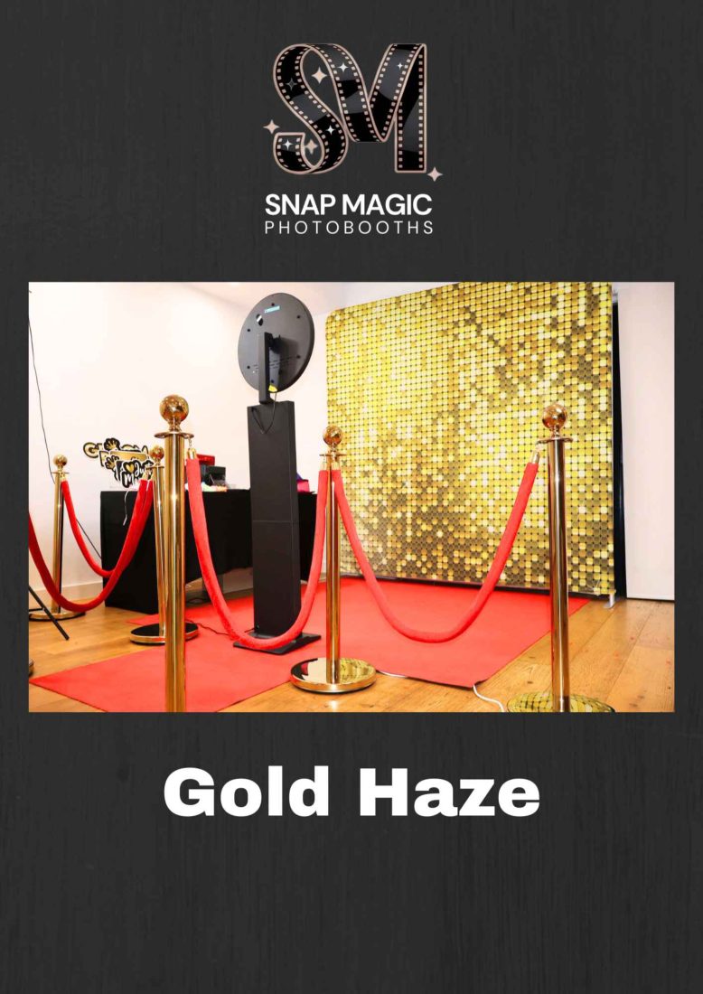 Gold Haze backdrop