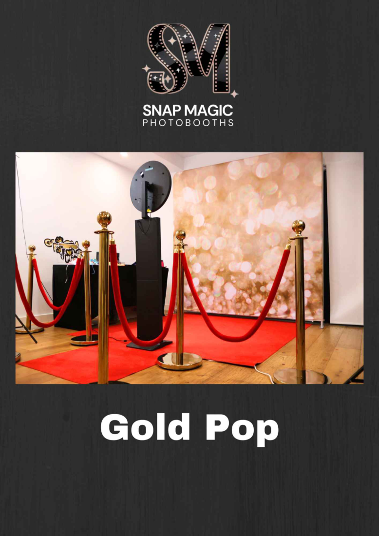 Gold Pop backdrop
