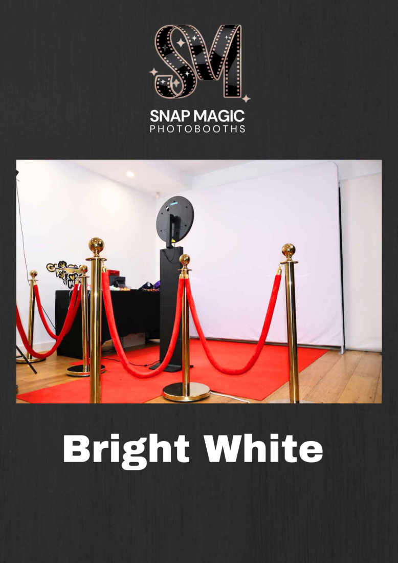 Bright White backdrop