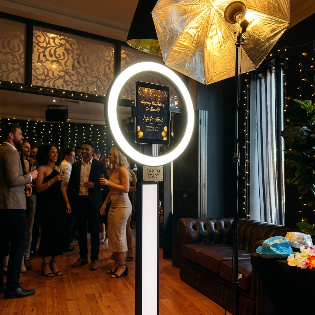 Drop-Off Booth with Ring Light
