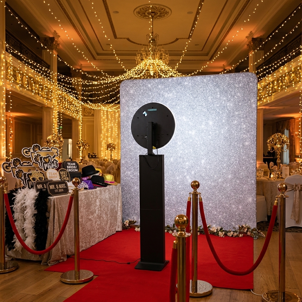 DSLR Booth Wedding Setup